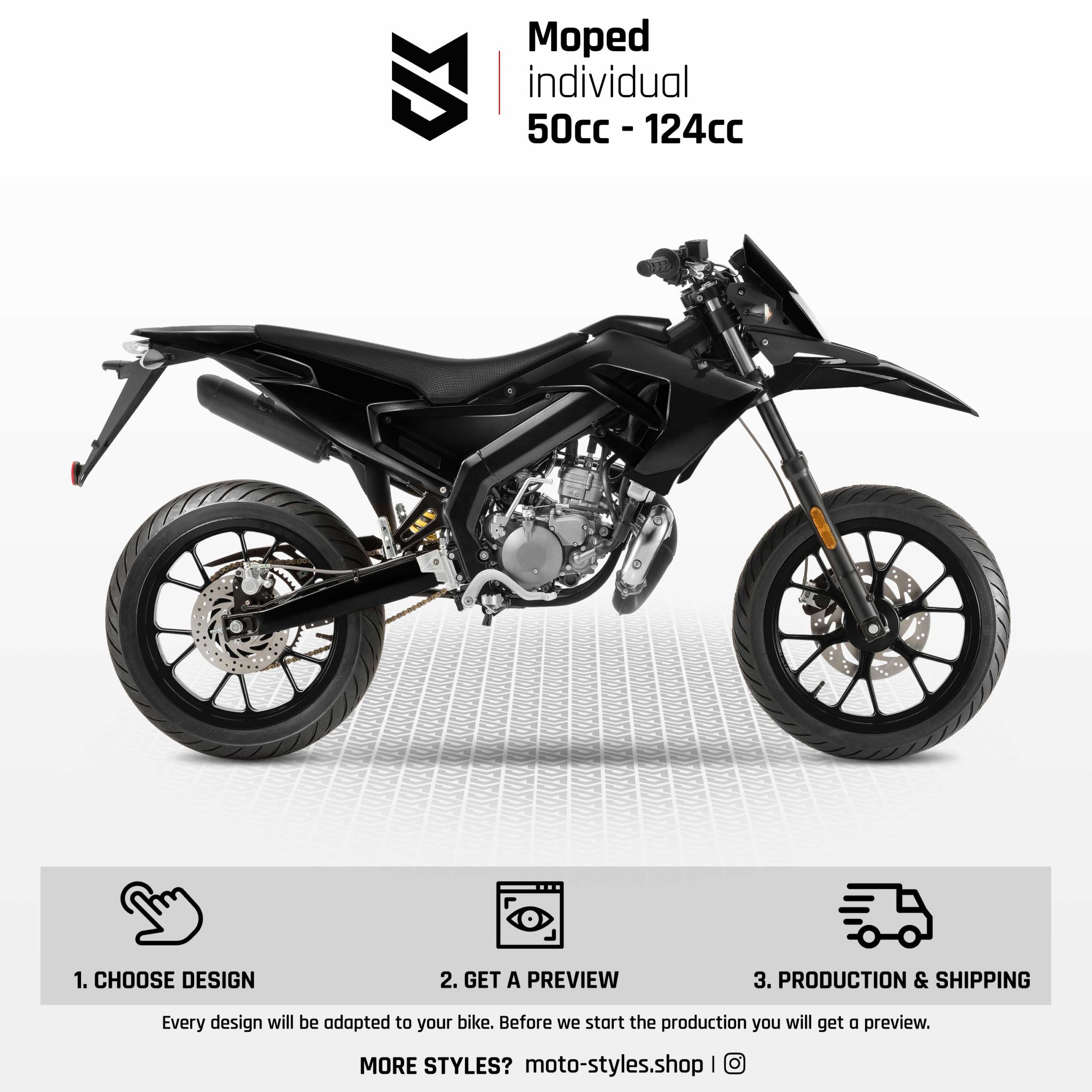 MX / Supermoto Dekor individuell 125cc+ – MOTOSTYLES