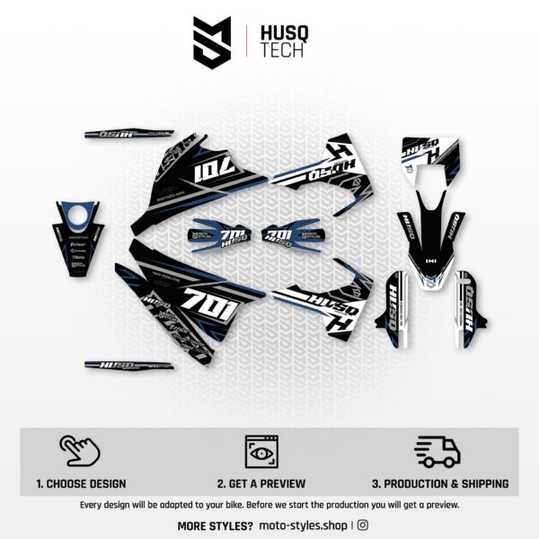 HUSQ Tech | Decal Set – Bild 2