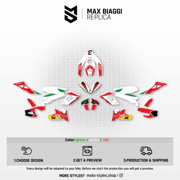 Max Biaggi REPLICA | Decal Set – Bild 2