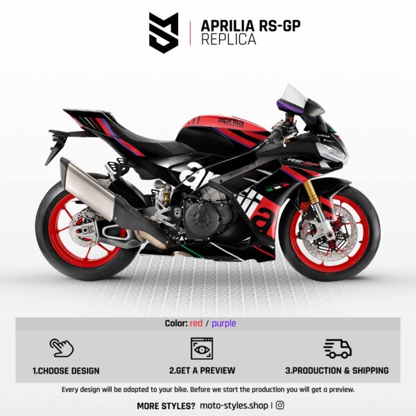 APRILIA RSGP REPLICA | Decal Set