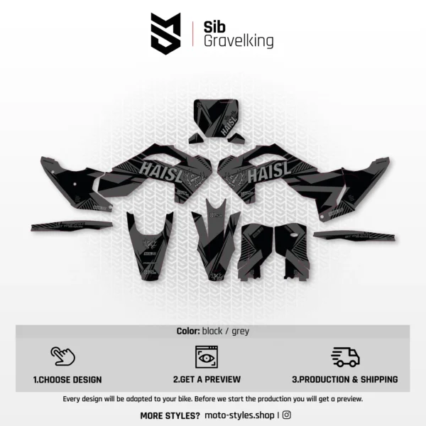 Sib Gravelking | Decal Set – Bild 2